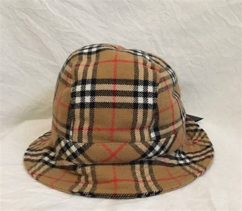 gosha rubchinskiy burberry hat|Gosha Rubchinskiy x Burberry Bucket hat Size S Black .